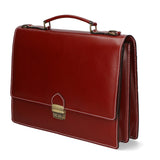 Ivo 7003-ROSSO Borsa da lavoro unisex in vera pelle Gave Lux