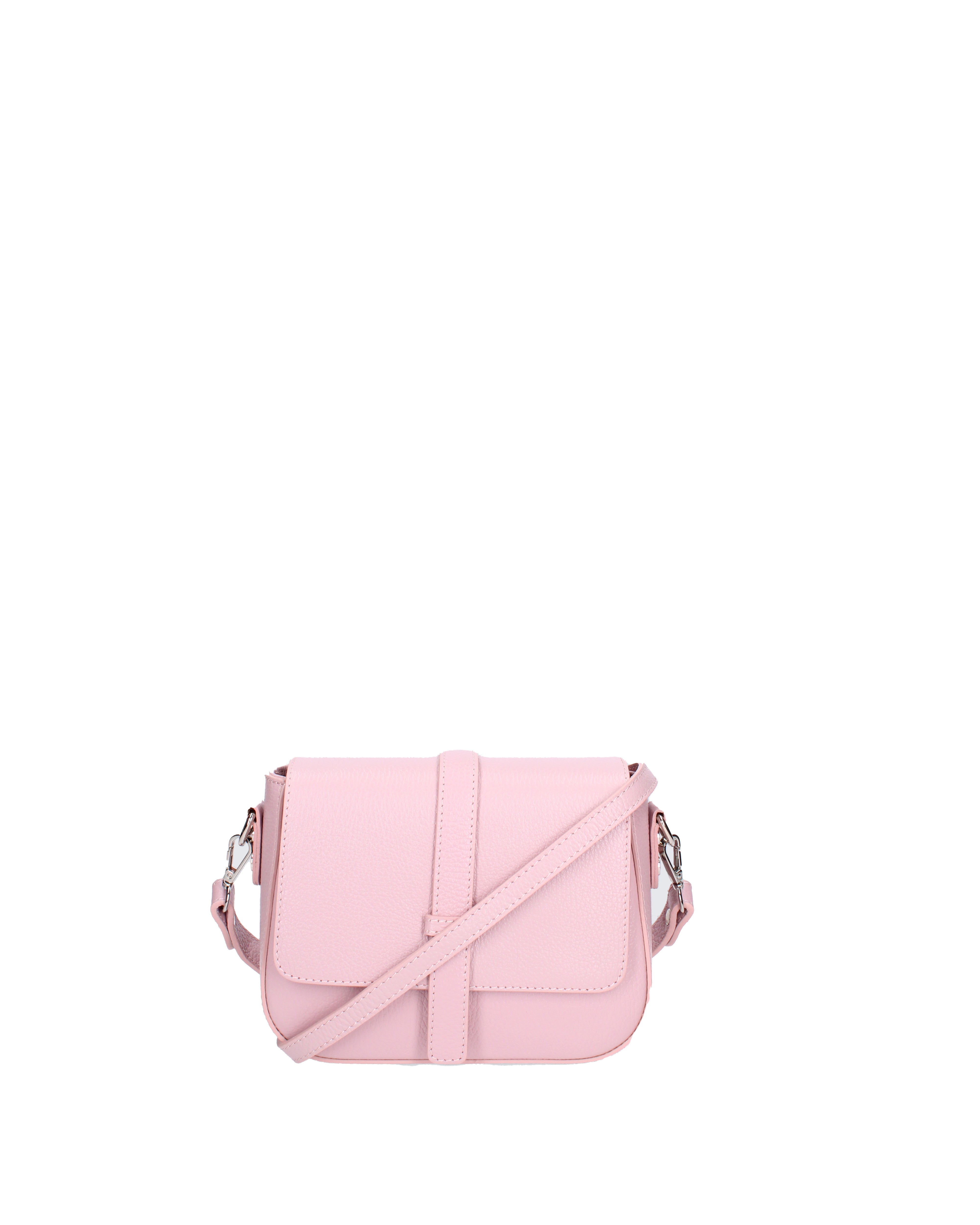Borsa a tracolla da donna Vera pelle 07203-D56 PINK Roberta Rossi