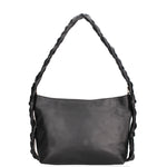 Isara Borsa a spalla da donna Vera pelle 07170-NERO BLACK Gave Lux