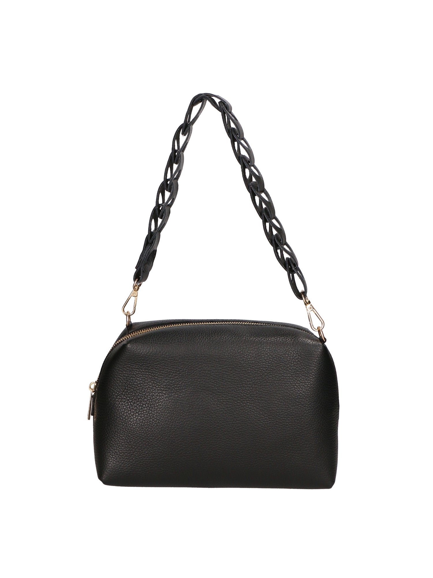 Livia Borsa a spalla da donna Vera pelle 06443-NERO Gave Lux