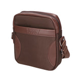 Borsa a tracolla uomo Pelle vegana e nylon PCL3062-COFFEE Northampton Polo Club