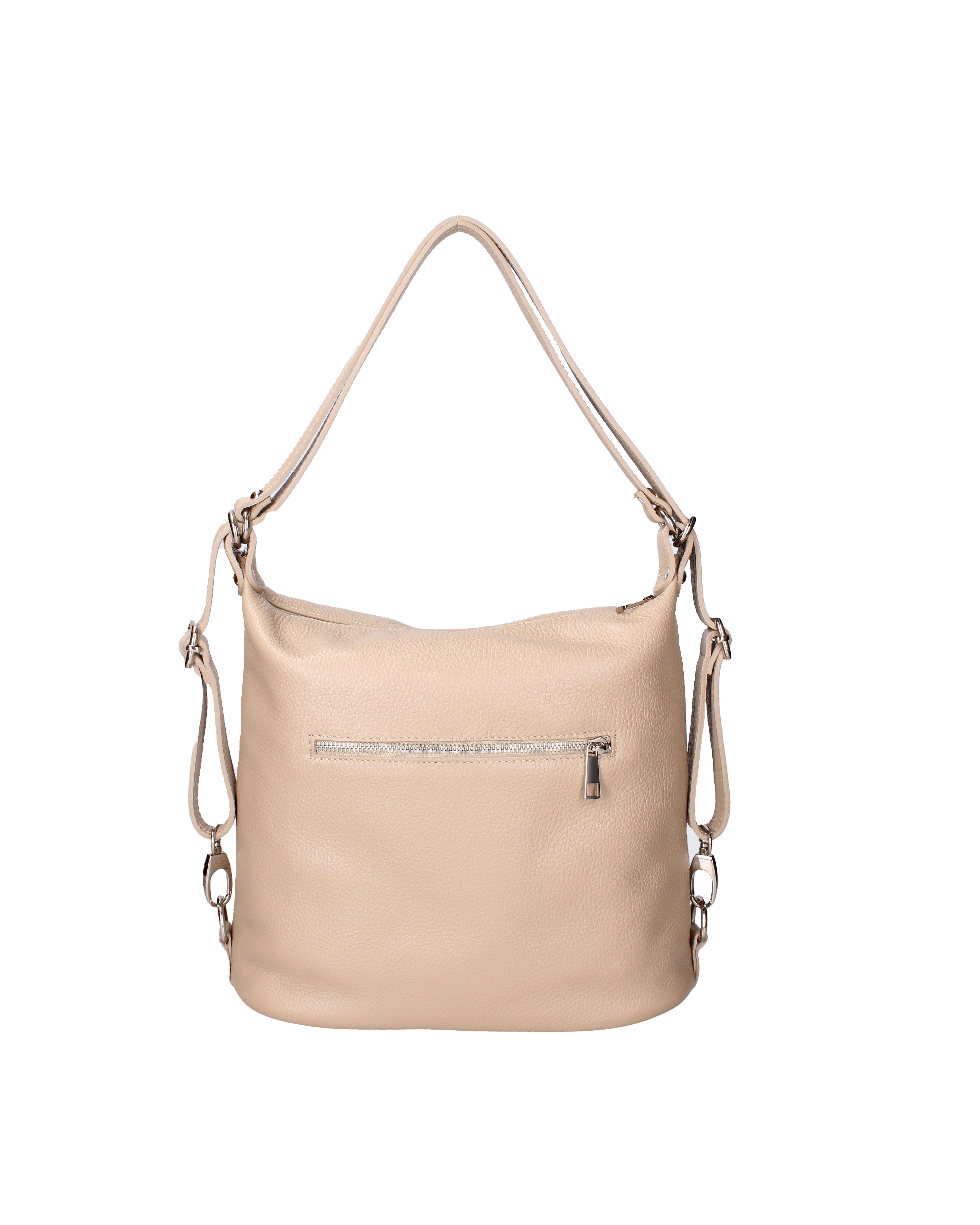 Bianca Borsa a spalla da donna Vera pelle 07136-D05 CAPPUCCINO Viola Castellani