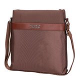 Borsa a tracolla uomo Pelle vegana + Tessuto PCL3068-EARTH Northampton Polo Club