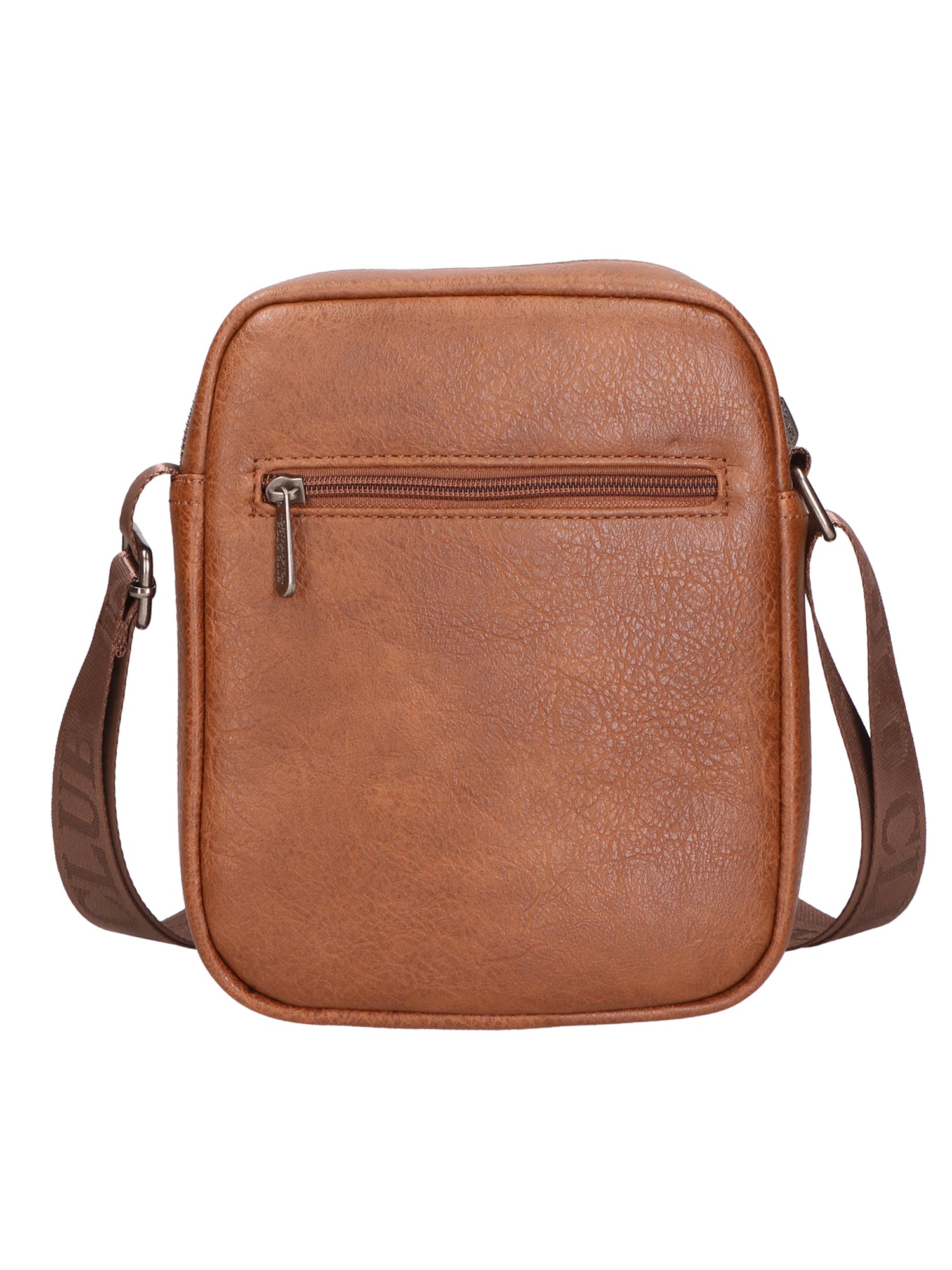 Borsa a tracolla uomo 100% PU Leather PCL3006-BROWN Northampton Polo Club
