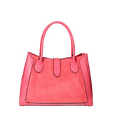 Jordana Borsa a mano da donna Vera pelle e suede 07150-L317 FUXIA Viola Castellani