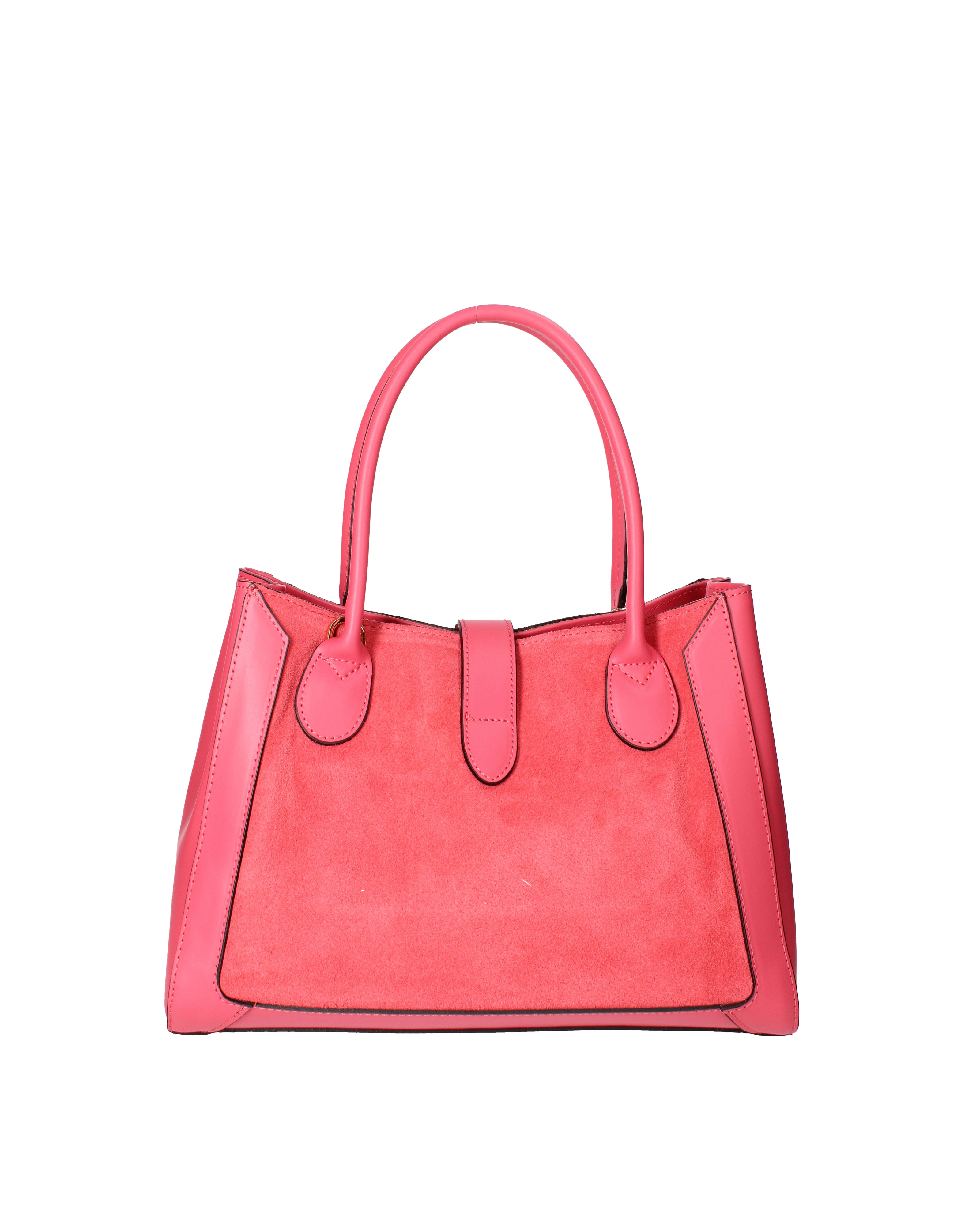 Jordana Borsa a mano da donna Vera pelle e suede 07150-L317 FUXIA Viola Castellani