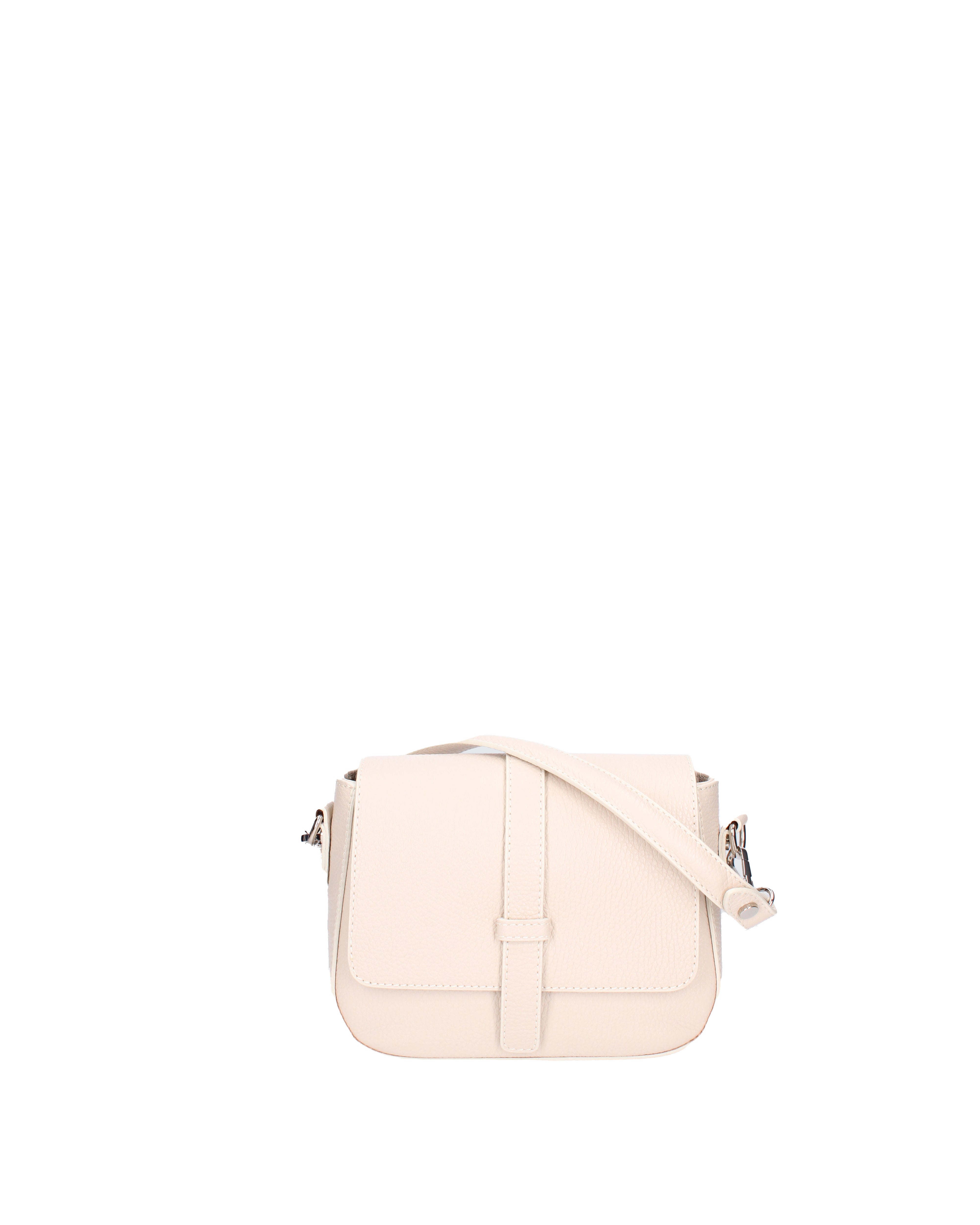 Borsa a tracolla da donna Vera pelle 07203-D37 LATTE Roberta Rossi