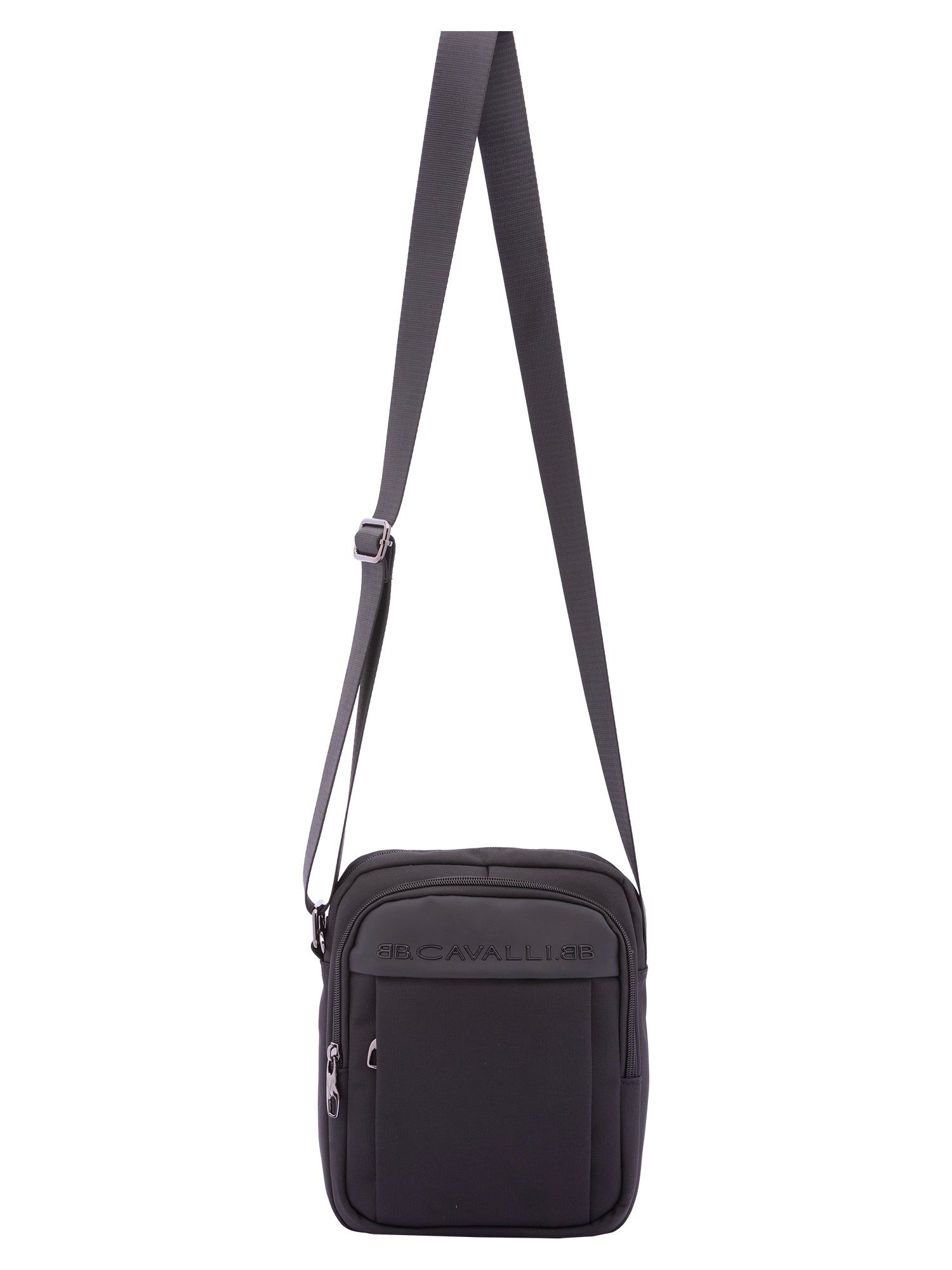 Borsa a tracolla da uomo 100% poliestere BC1396-A-NERO B Cavalli
