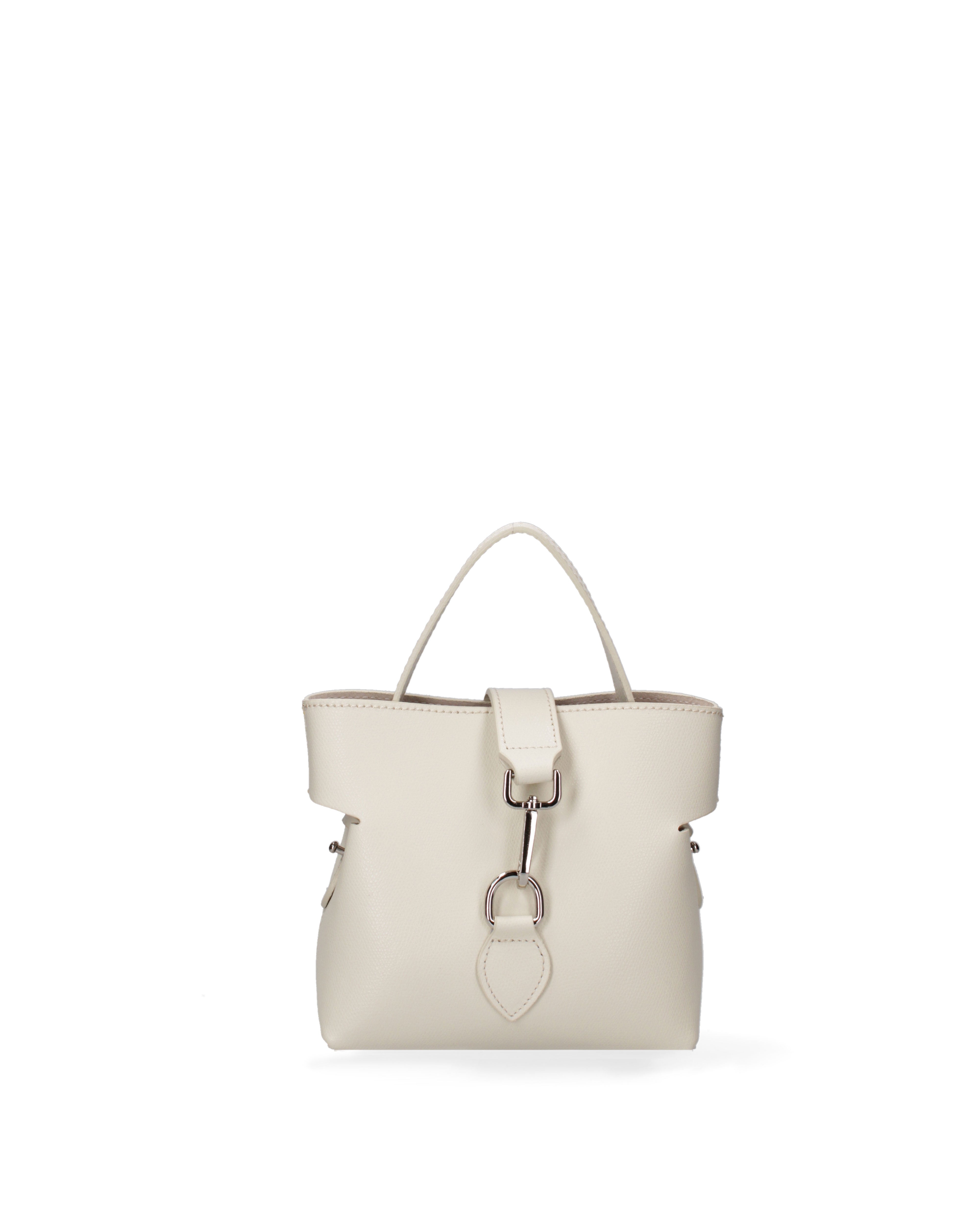 Modena Borsa a mano da donna Vera pelle 07380-PL37 LATTE Gave Lux