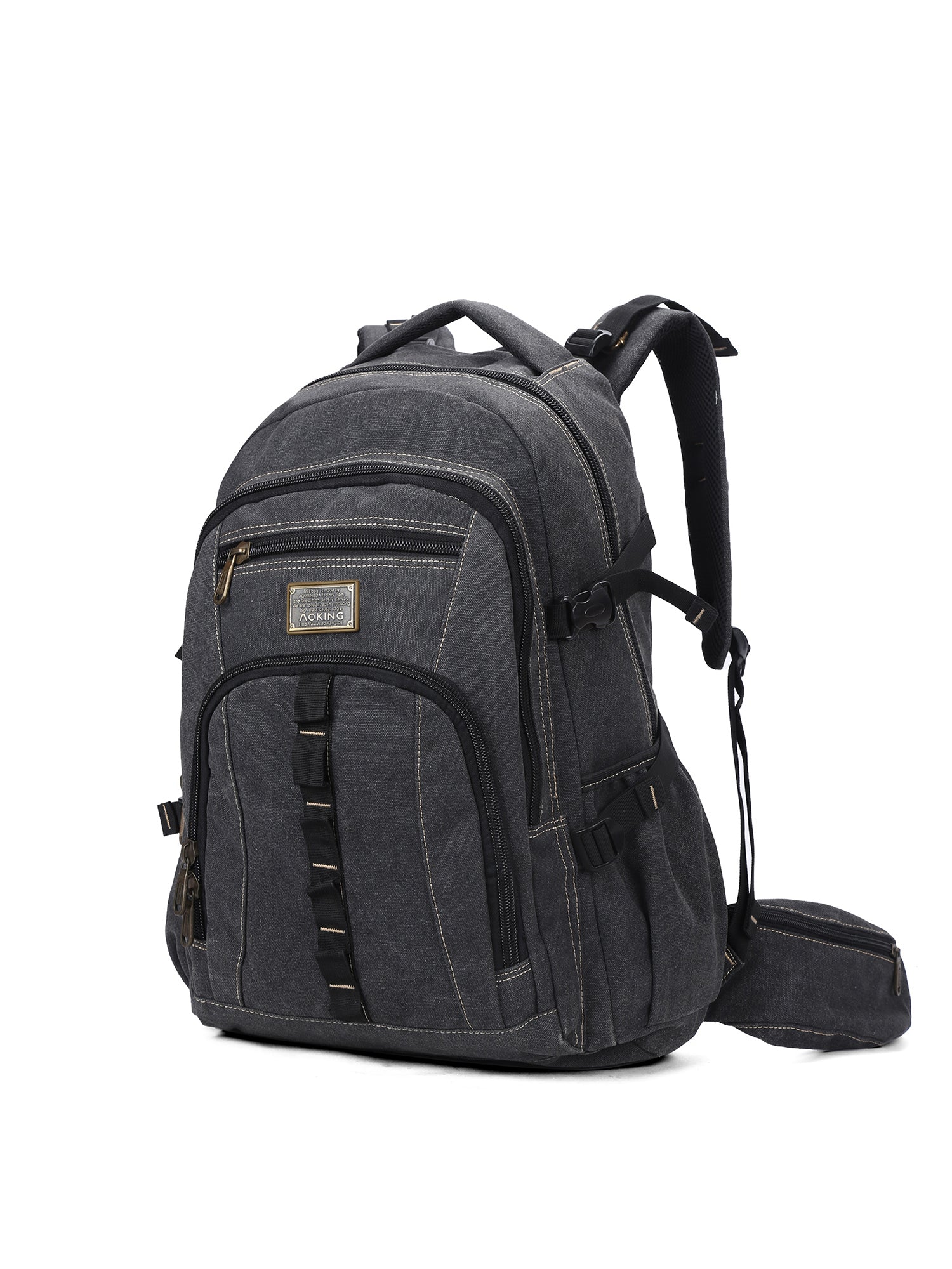 Vegan T9119-BLACK Zaino Unisex Erebus Elite Aoking