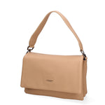 Borsa a spalla da donna Ecopelle vegana 637-1-CAFFELATTE Diana&co