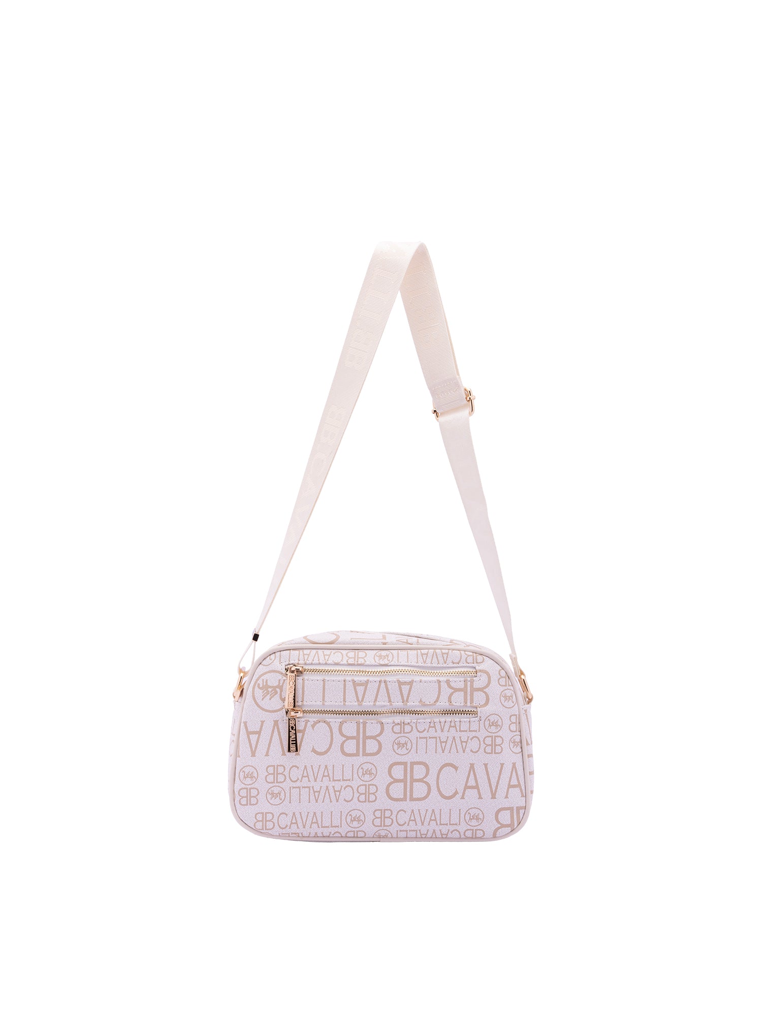 Borsa a tracolla da donna Ecopelle BC1362-OFF WHITE B Cavalli