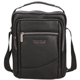 Borsa a tracolla uomo in pelle PU Casual PCL3002-BLACK Northampton Polo Club