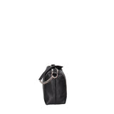 Borsa a spalla da donna Vera pelle 07141-D28 NERO Viola Castellani