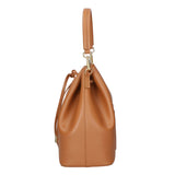 Erina Borsa a mano da donna Vera pelle 8073-L128 CUOIO Gave Lux
