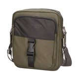 Borsa a tracolla uomo 100% PU Leather PCL3018-GREEN-BLACK Northampton Polo Club