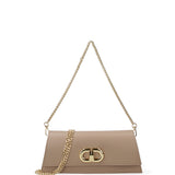 Borsa a spalla da donna Vera pelle 07313-L110 TAUPE Roberta Rossi