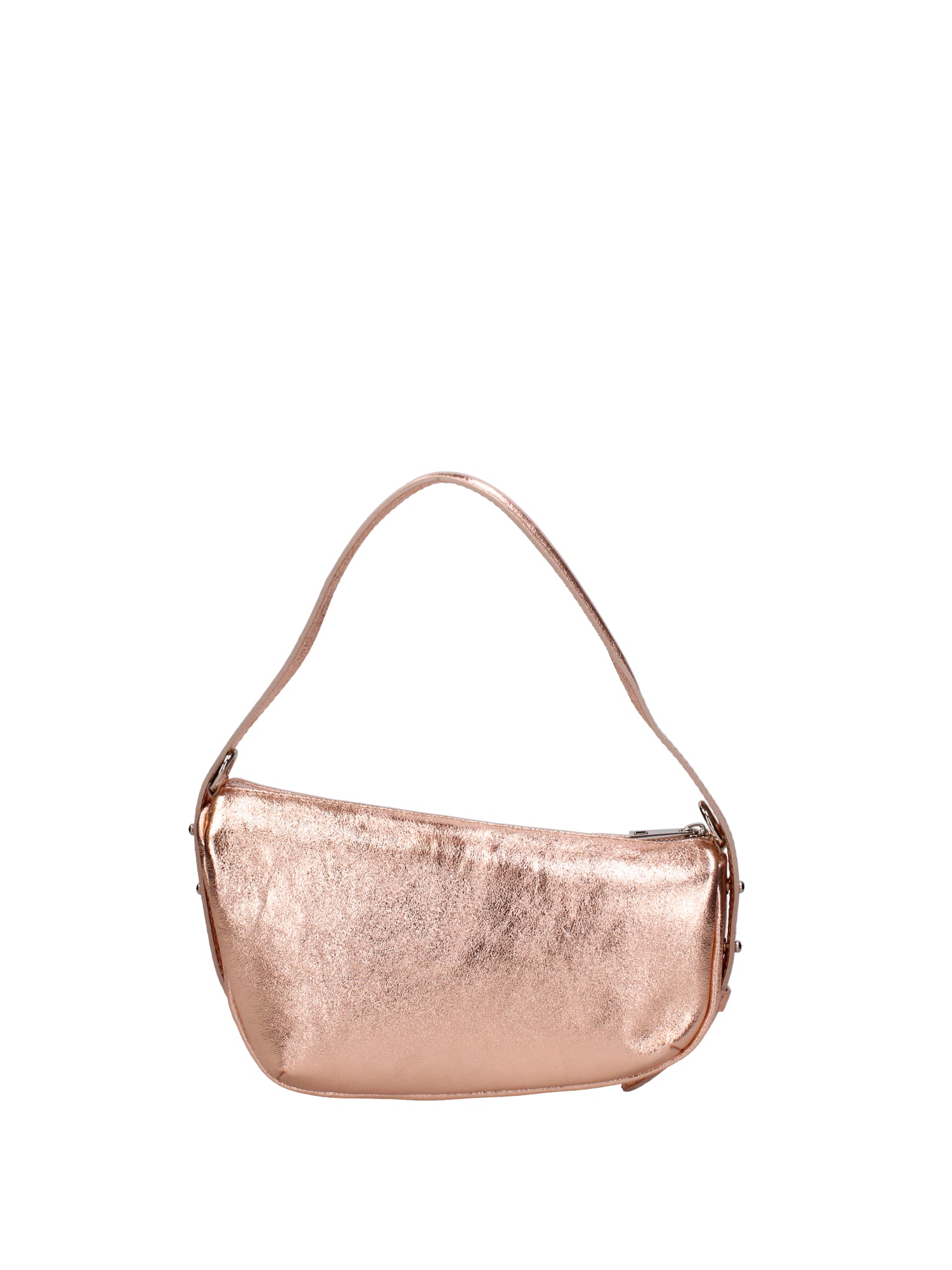 Borsa a spalla da donna Vera pelle e metallo 07228-L012 ROSA Roberta Rossi