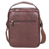 Borsa a tracolla uomo 100% pelle PU PCL3104-COFFEE Northampton Polo Club
