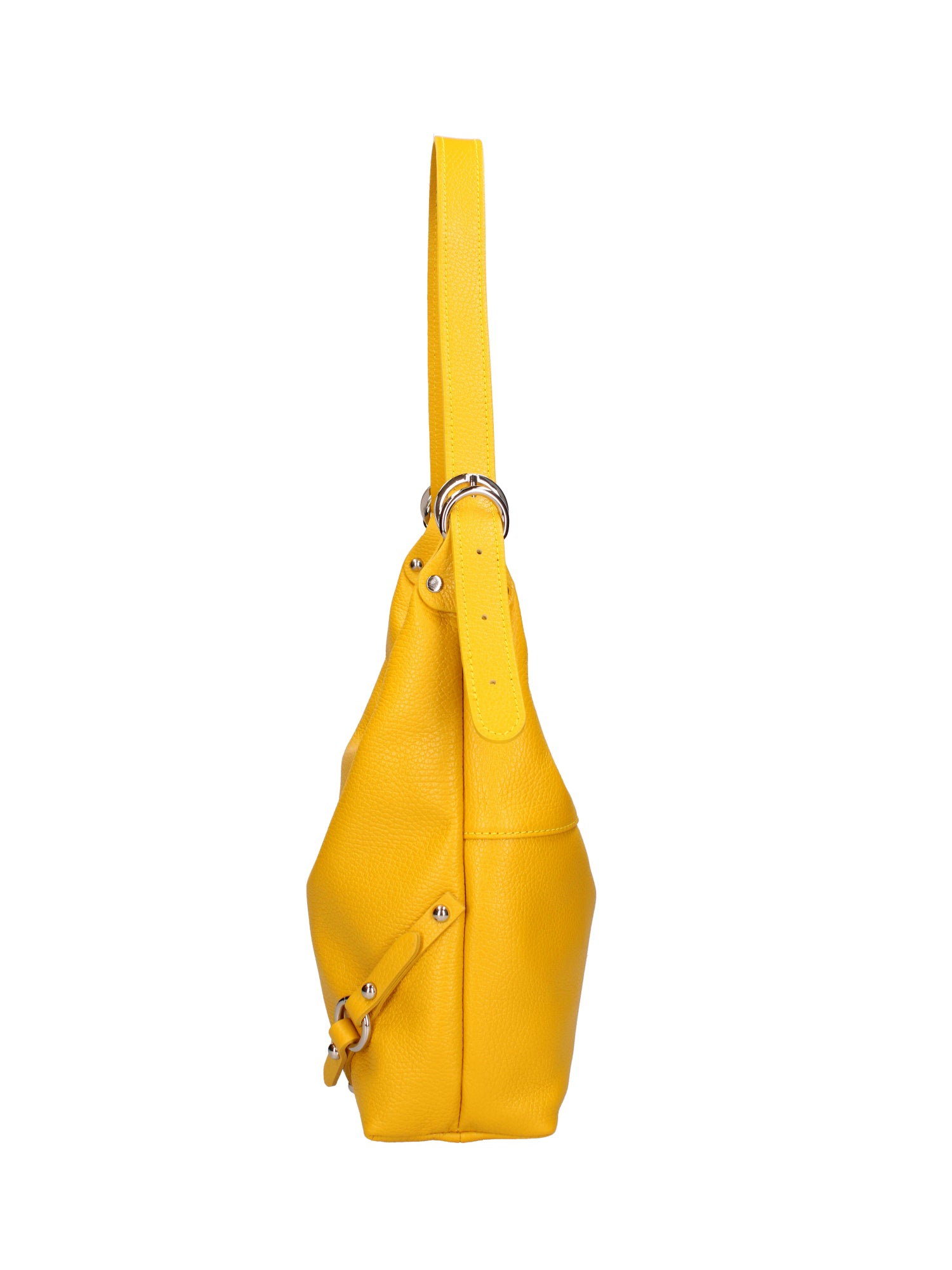 Fiorenza Lux Borsa a spalla da donna Vera pelle 07140-D04 GIALLO Viola Castellani