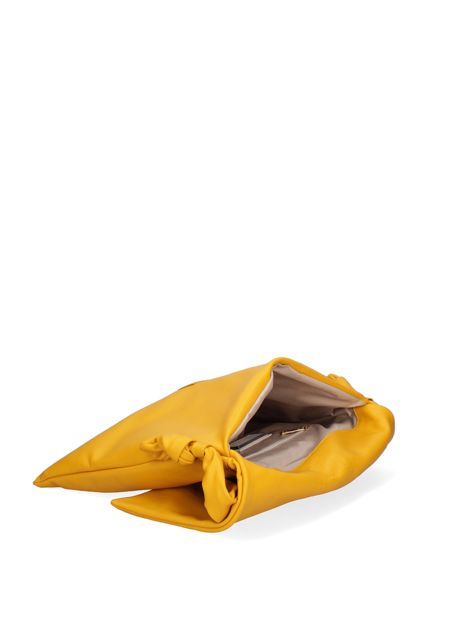 Borsa a spalla da donna Vera pelle 07171-S04 GIALLO Viola Castellani