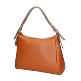 Vladimira Borsa a spalla da donna Vera pelle 06675-D17 CUOIO + D40 TAUPE Gave Lux