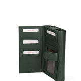 Portafoglio donna in vera pelle Casual LB7692-30-GREEN Laura Biagiotti