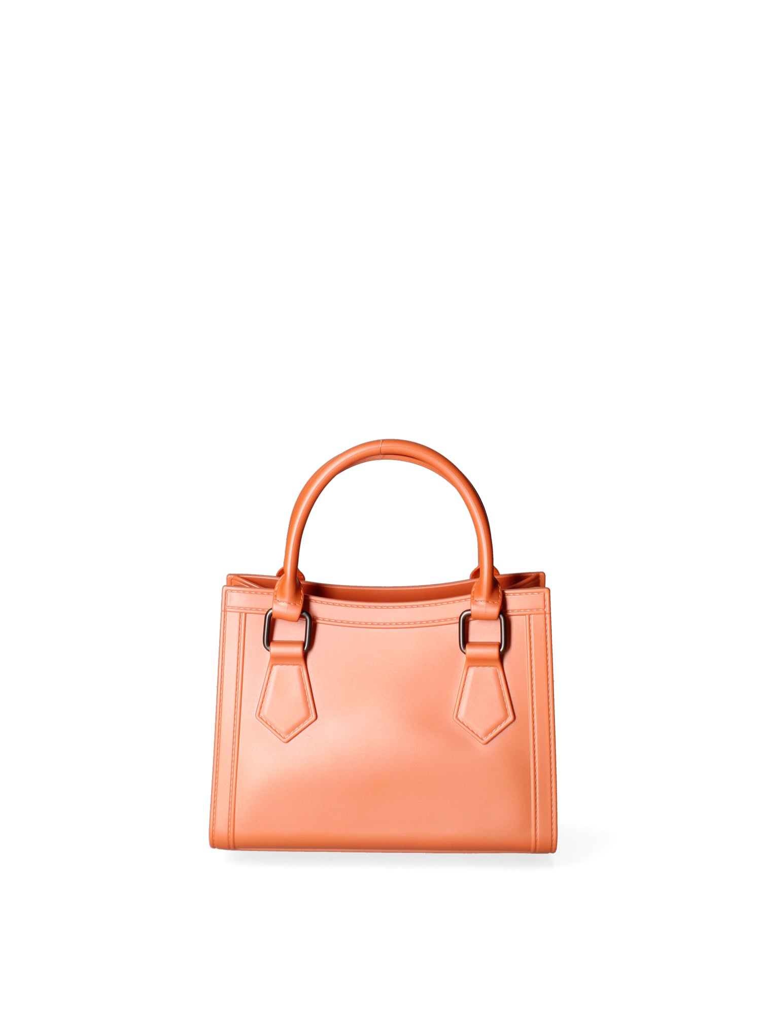 Borsa a mano da donna 100% Pvc FLAT-WOOD-S 24-DARK RUST - SATIN CDF Marc Ellis