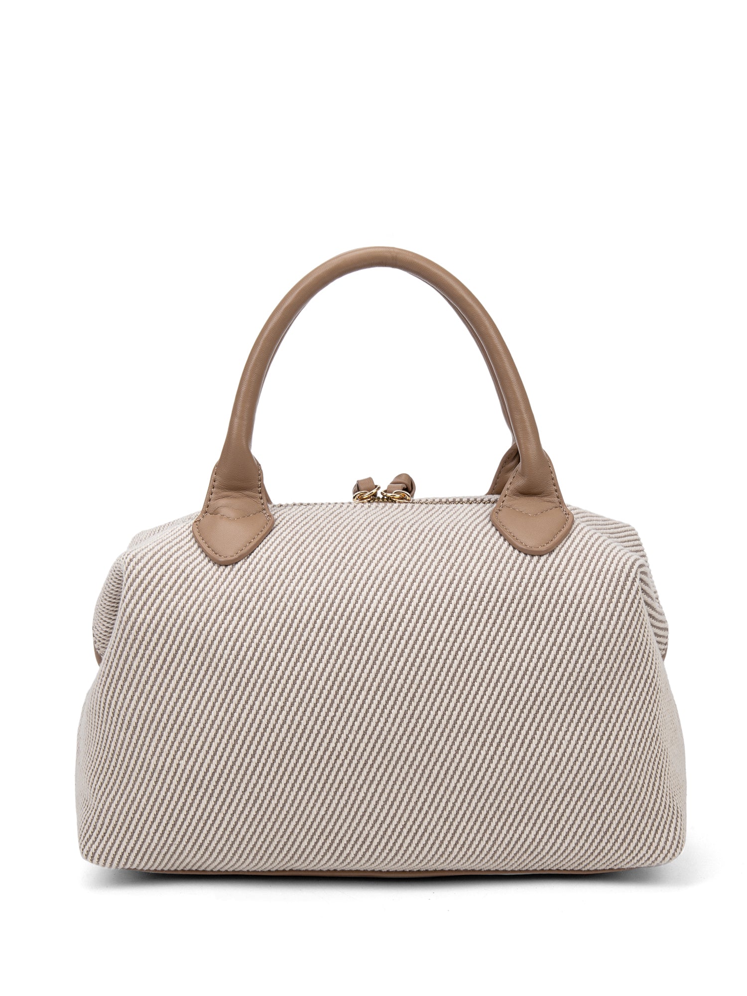 Borsa a mano da donna 100% pelle vegana PU 749-1PT-TAN Diana&co