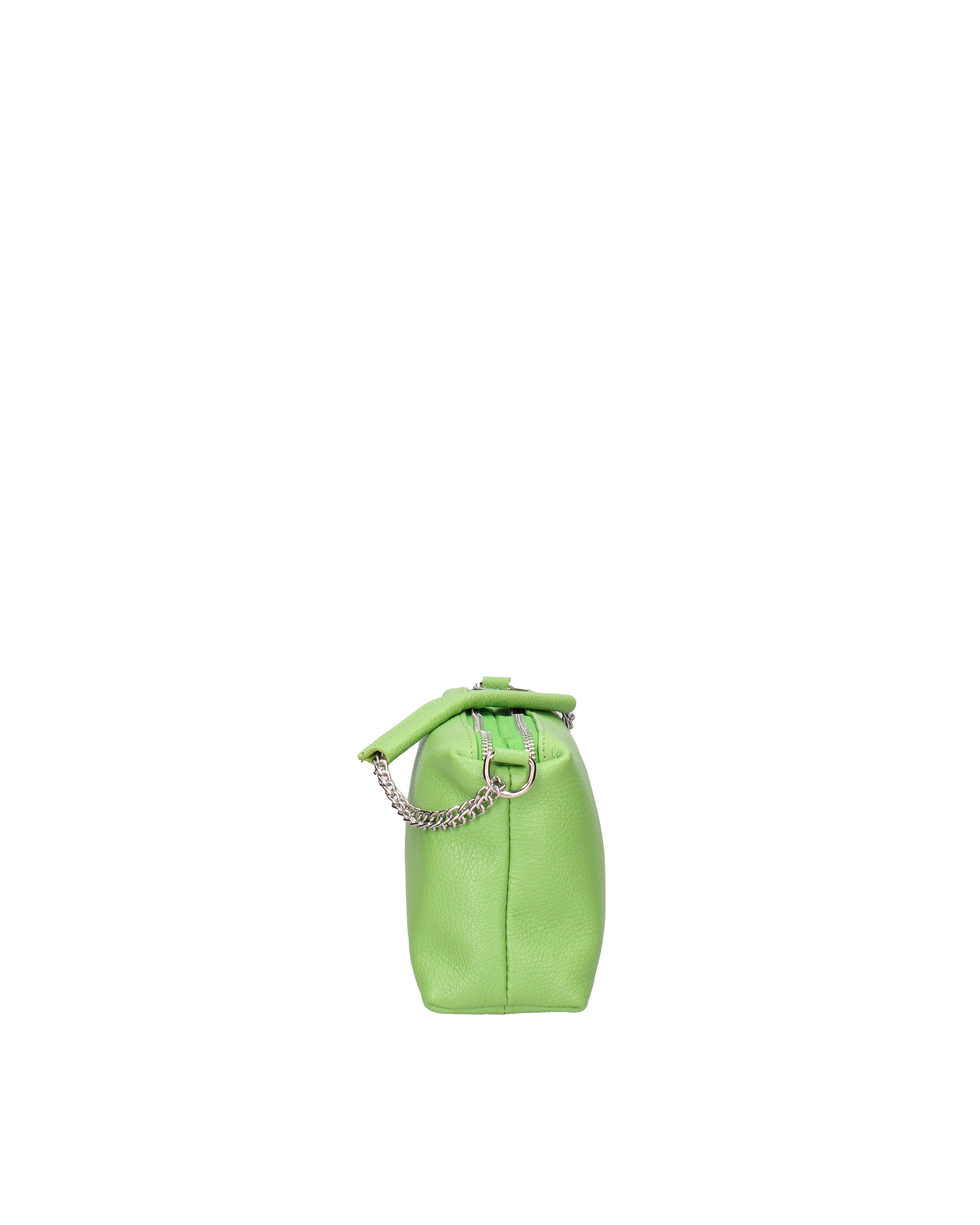 Borsa a spalla da donna Vera pelle 07141-D12 VERDE Viola Castellani