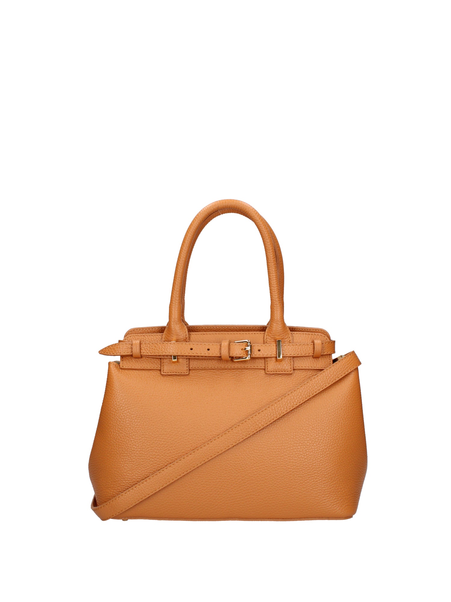 Borsa a mano da donna Vera Pelle 07146-D44 CUOIO Viola Castellani