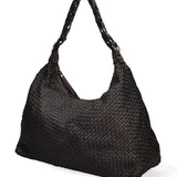 Asteria Borsa a spalla da donna Vera pelle 7799-NERO Gave Lux