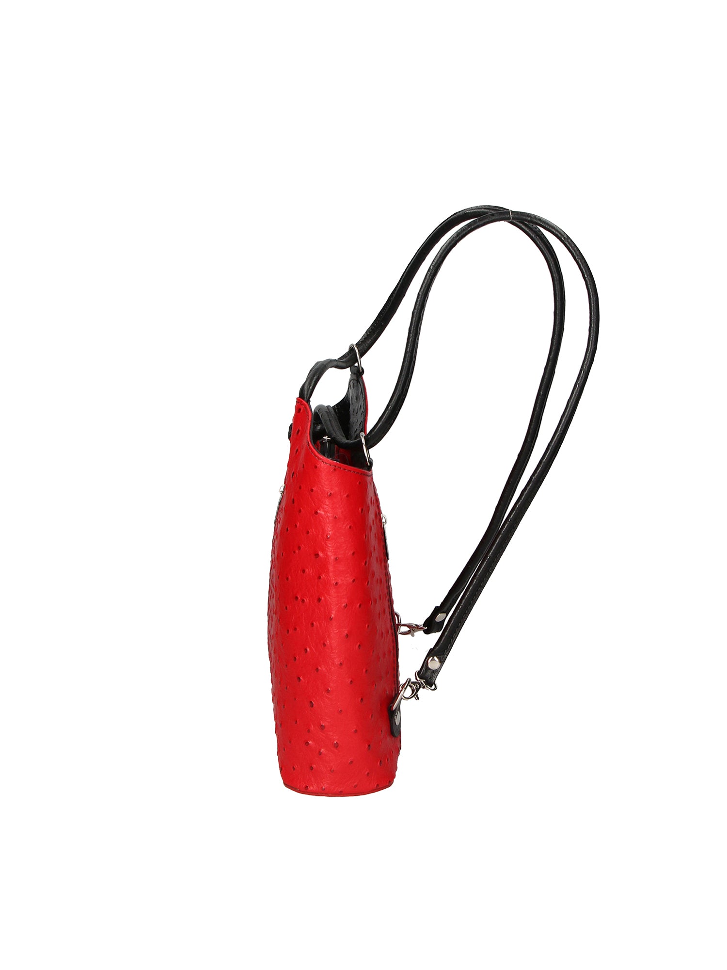 Chanel 3005-12 ROSSO SCURO 20 NERO Zaino da donna in vera pelle Gave Lux
