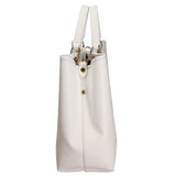 Azurite Borsa a mano da donna 100% pelle 06105-BIANCO WHITE Gave Lux