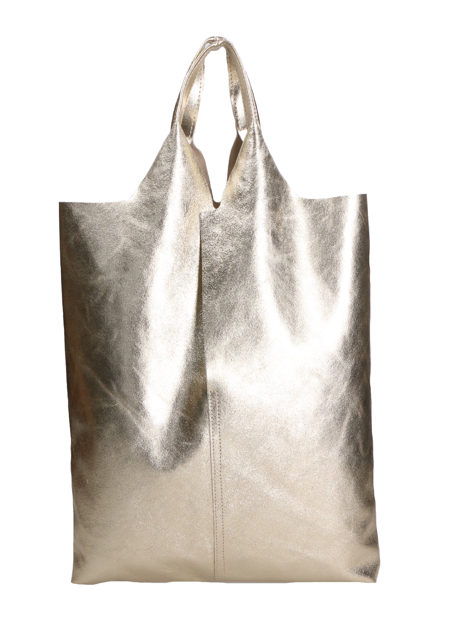 Argenta Borsa a spalla da donna Pelle laminata 05358-L003 ORO Gave Lux