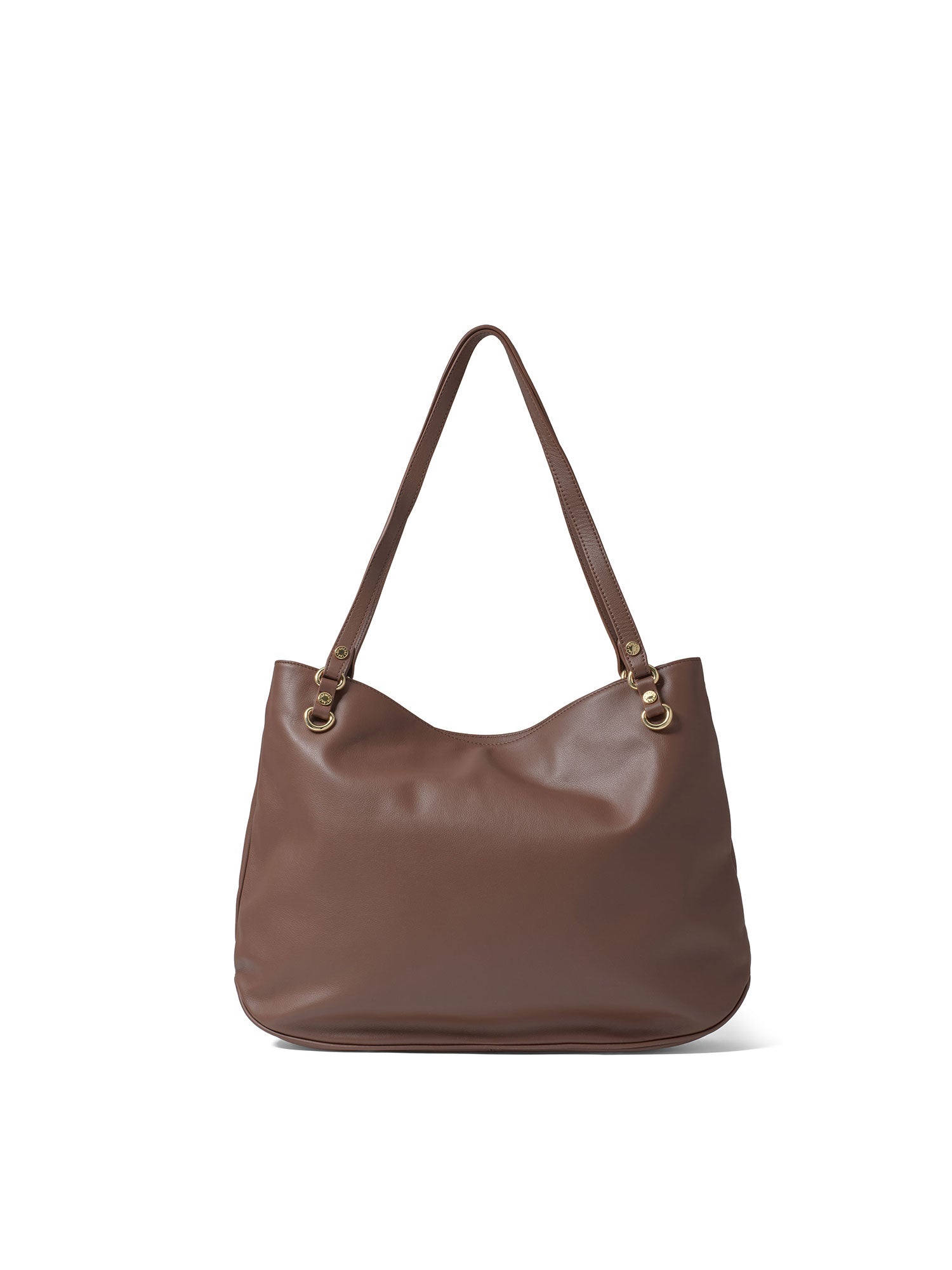 Edera Ultra Borsa a spalla da donna Vera pelle B16923-MARRONE Braccialini