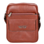 Borsa a tracolla uomo in pelle PU Casual PCL3082-COFFEE Northampton Polo Club