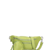 Marsupio da donna in vera pelle 100% pelle 07240-D12 VERDE Roberta Rossi