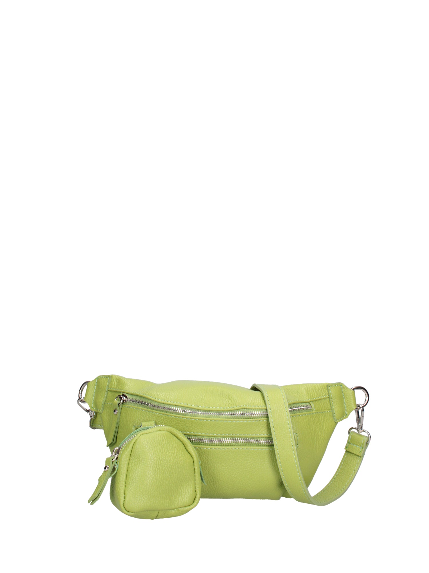 Marsupio da donna in vera pelle 100% pelle 07240-D12 VERDE Roberta Rossi