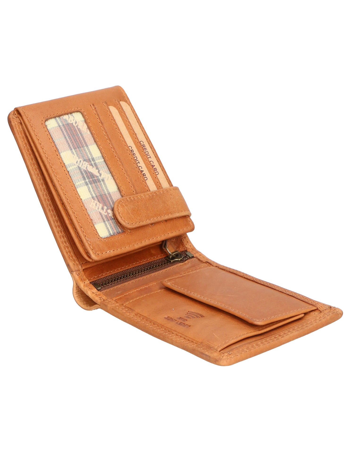 Portafoglio uomo in vera pelle RFID HILB-6404-CUOIO Hill Burry