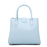 Borsa a mano da donna 100% pelle vegana PU 712-2PT-LIGHTBLUE Diana&co
