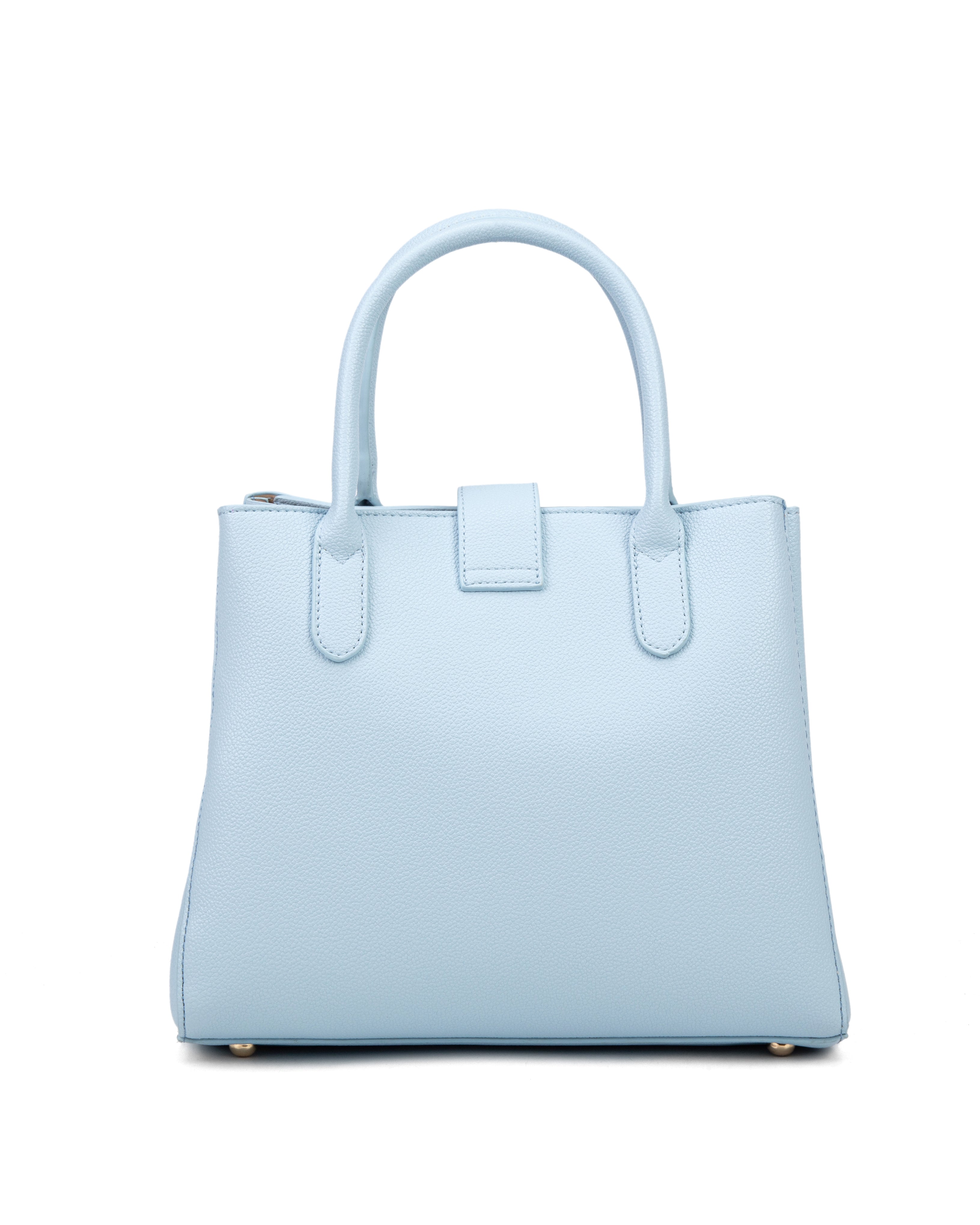 Borsa a mano da donna 100% pelle vegana PU 712-2PT-LIGHTBLUE Diana&co
