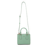 Borsa a mano da donna 100% pelle vegana PU 720-1PT-JADE GREEN Diana&co