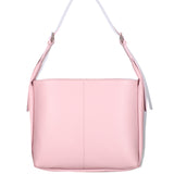 Borsa a spalla da donna Misto pelle e tessuto 07157-D56 PINK Roberta Rossi