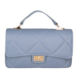 Vita Borsa a spalla da donna Vera pelle 06879-S41 CELESTE SCURO Gave Lux
