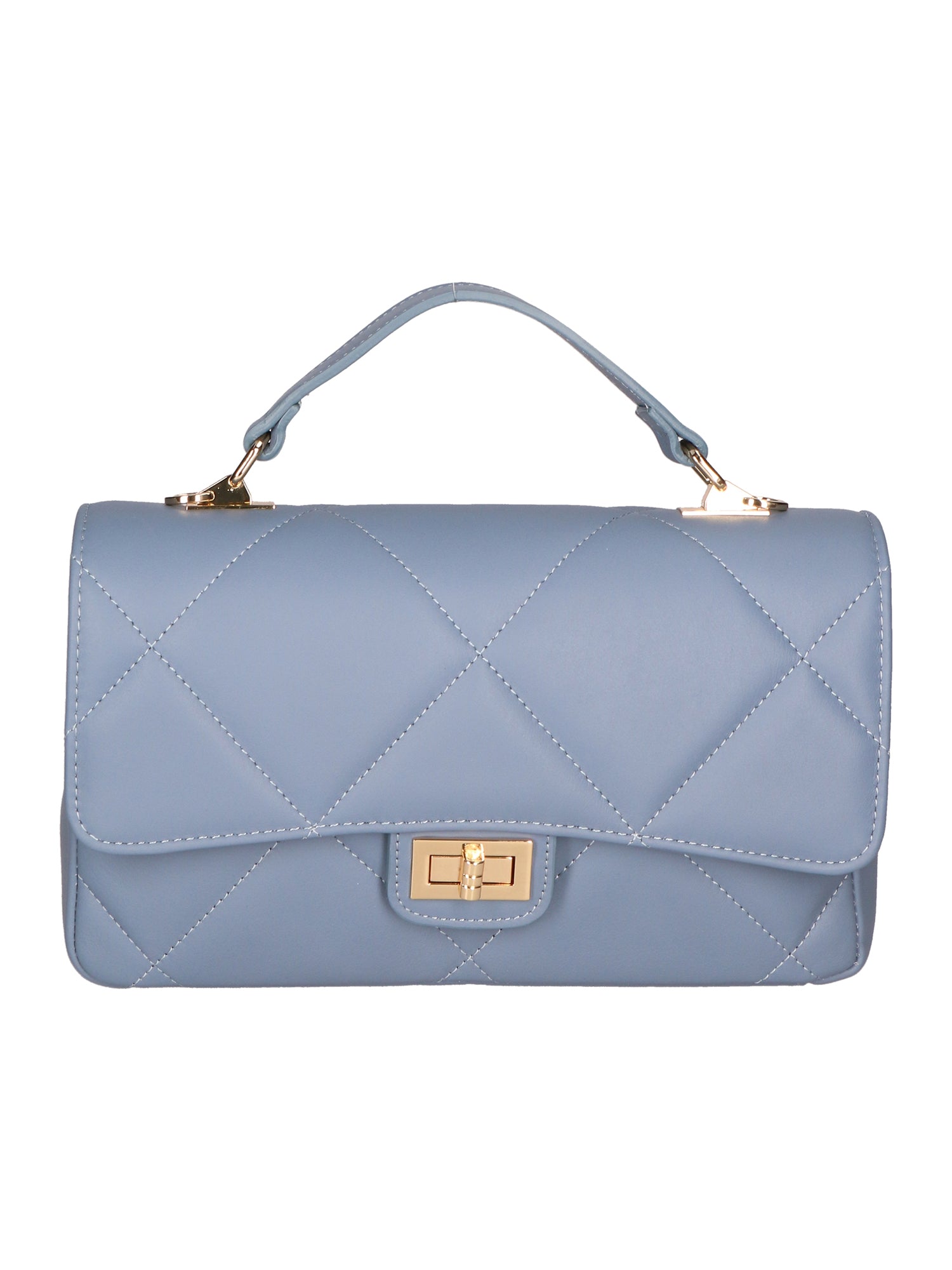 Vita Borsa a spalla da donna Vera pelle 06879-S41 CELESTE SCURO Gave Lux