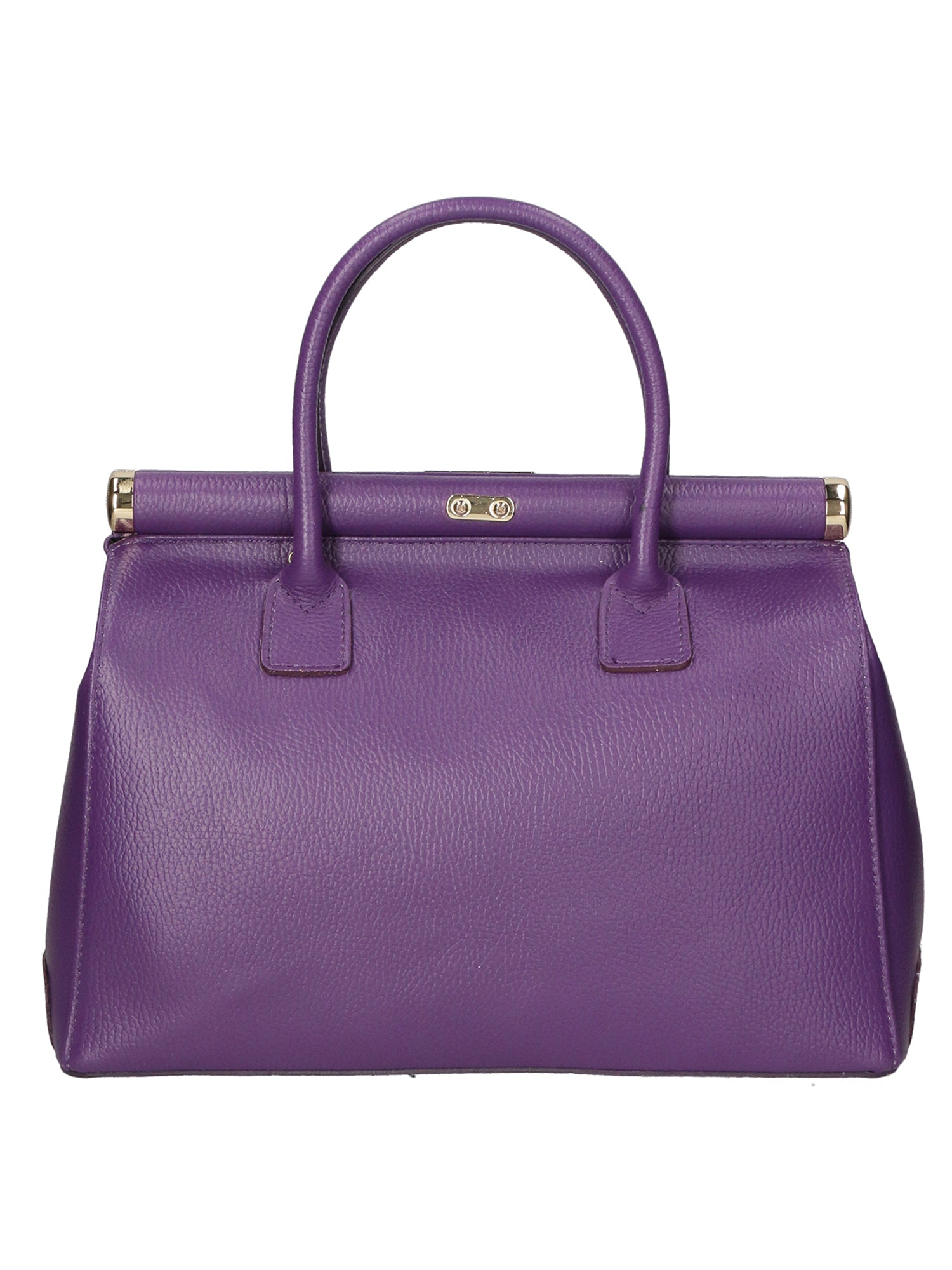Aleria Borsa a mano da donna Vera pelle 8005-D45 VIOLA Gave Lux