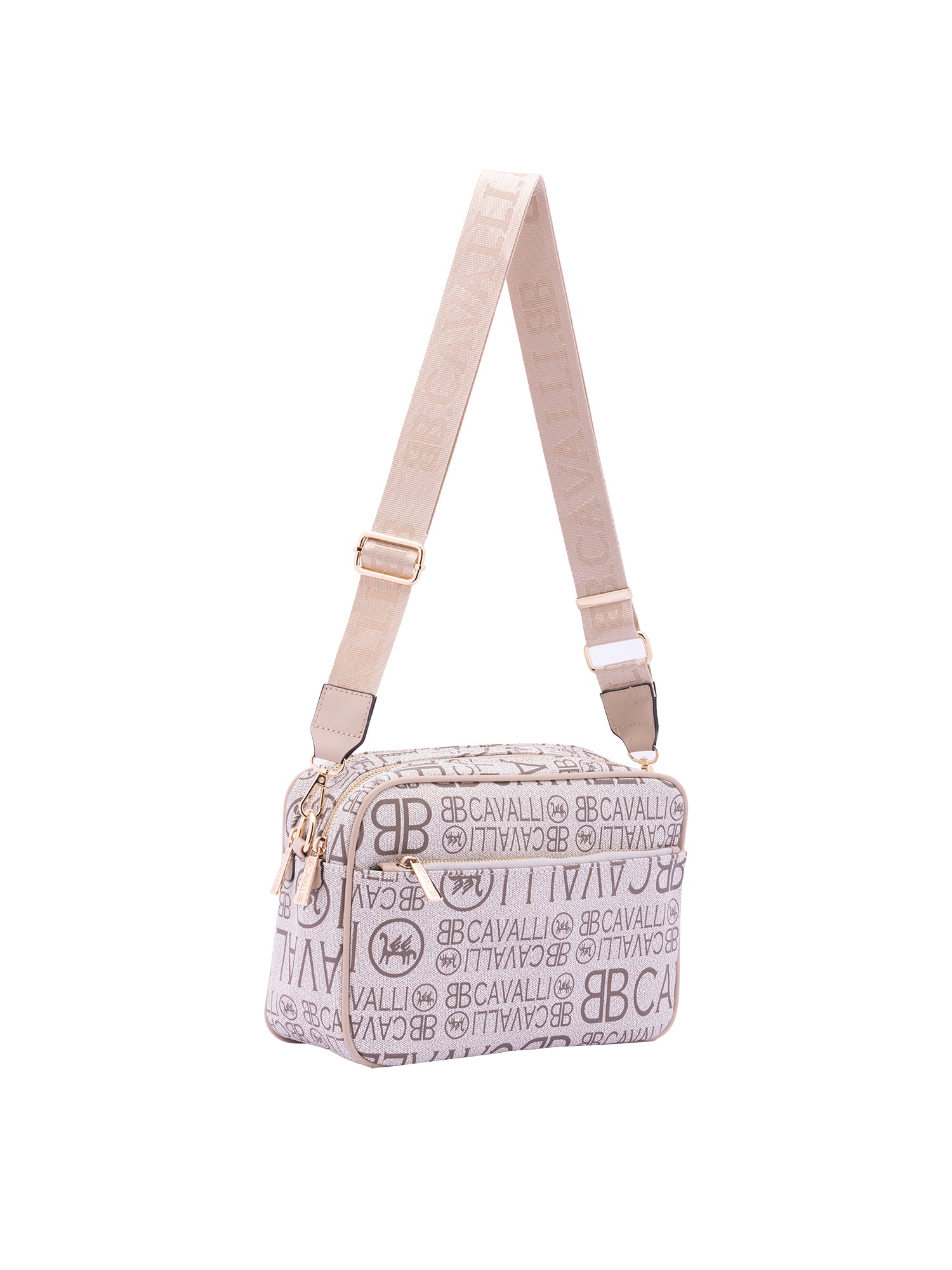 Borsa a tracolla da donna Ecopelle BC1416-ALBICOCCA B Cavalli