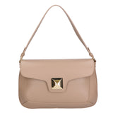 Astrea Borsa a spalla da donna 100% pelle 06015-L110 TAUPE CHIARO Gave Lux