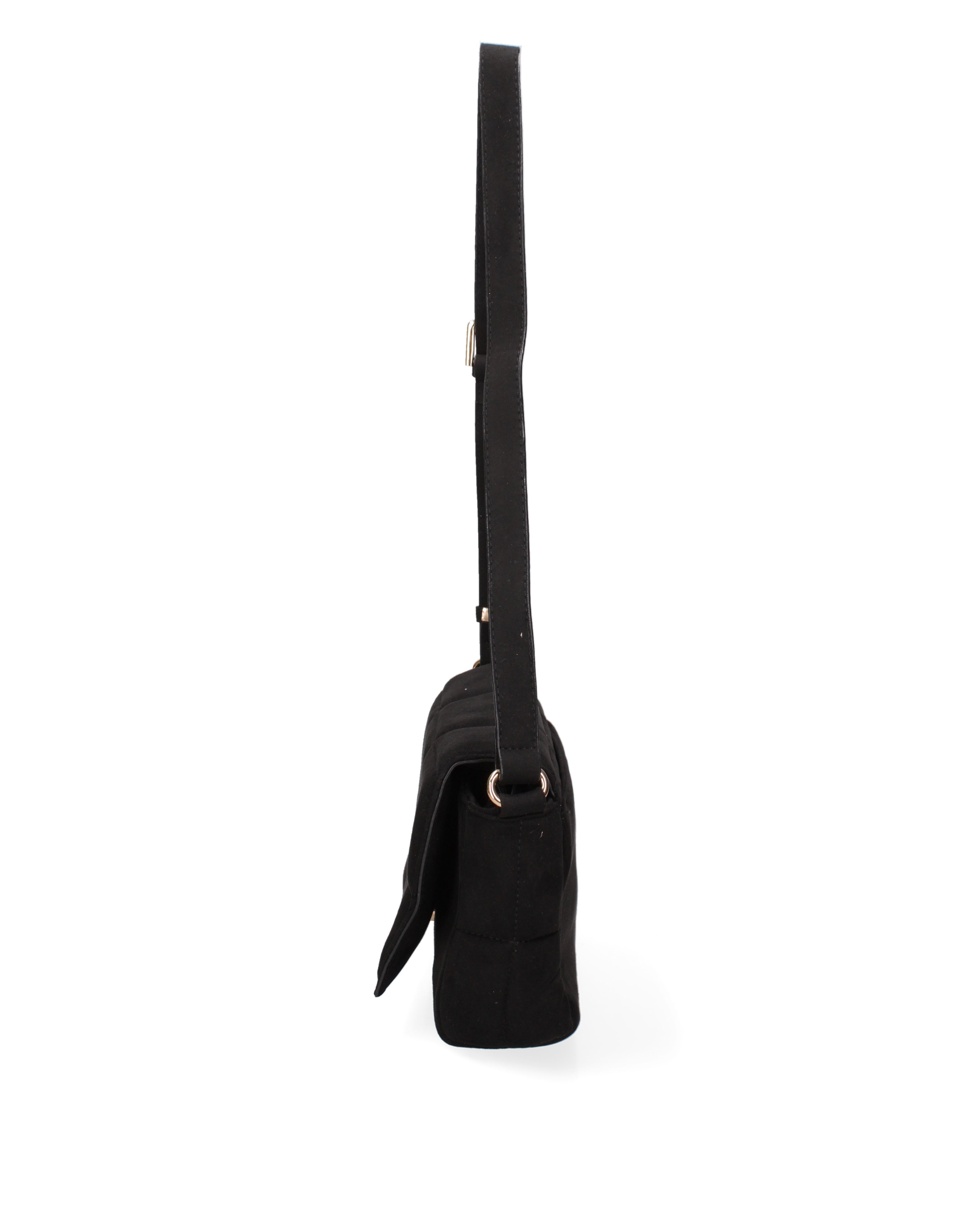Borsa a spalla da donna Ecopelle DC3323-1-BLACK Diana&co